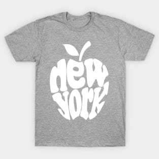 Big Apple New York, white T-Shirt